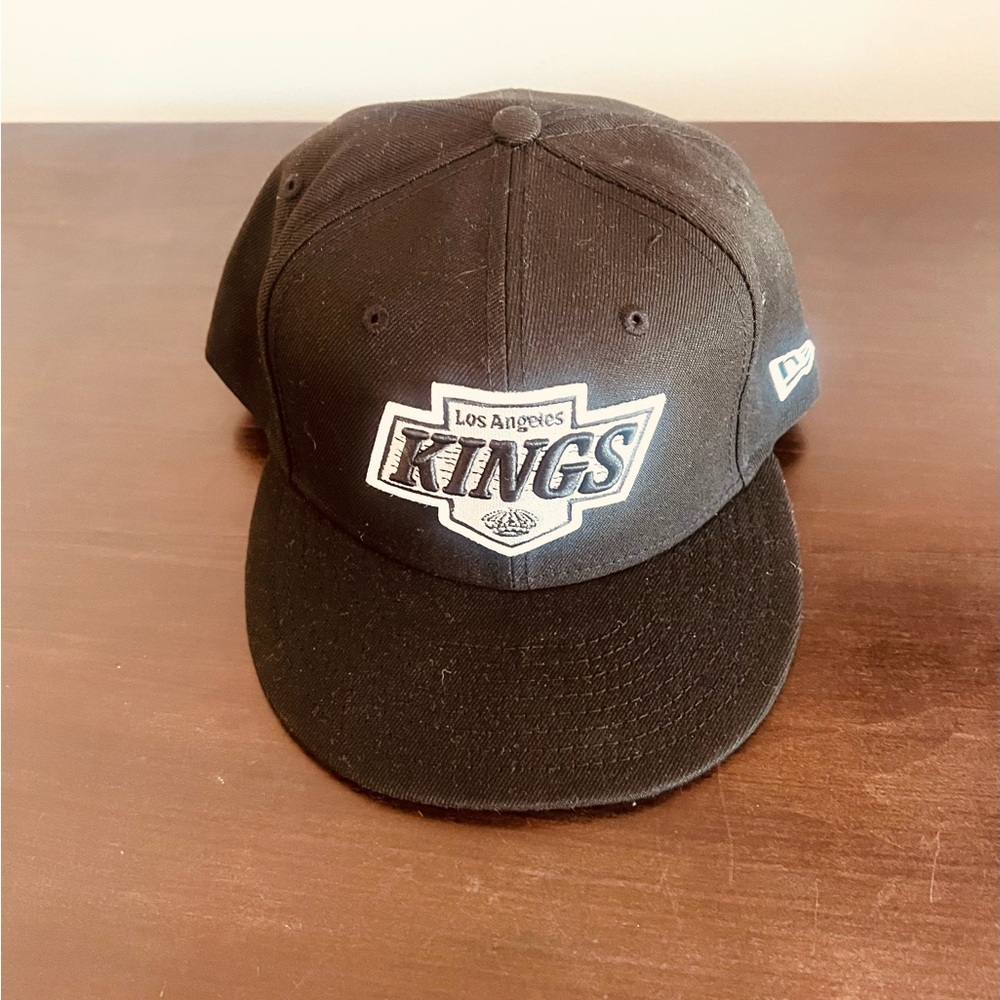 Los Angeles Kings Black New Era Cap